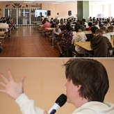 Conference at La Ruche school in Magog